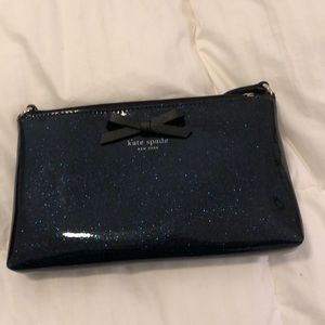 Kate Spade Shoulder Bag or Clutch, Sparkly Blue